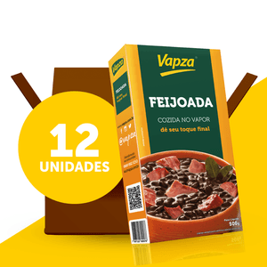 Kit 12 Feijoadas  Cozida 500G Vapza