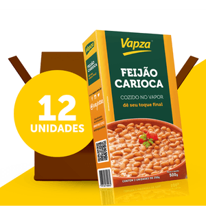 Kit 12 Feijões Carioca 500G Vapza