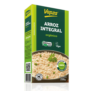 Arroz Integral Orgânico 250G Vapza