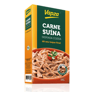 Carne Suína Desfiada Cozida 400G Vapza