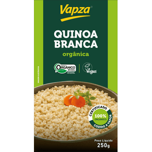 Quinoa Branca Orgânica 250G Vapza