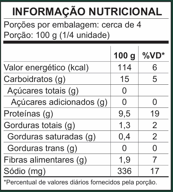 Inf Nutricional Picadinho de Carne 370g